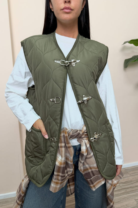 Gilet piumino - MILITARE