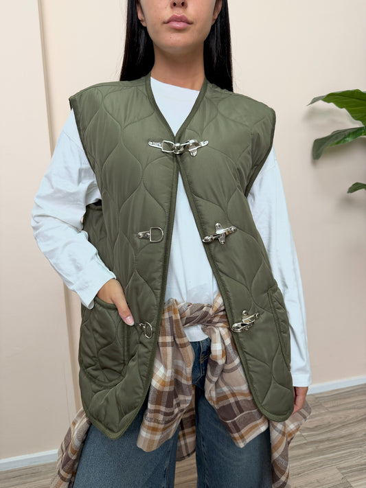 Gilet piumino - MILITARE