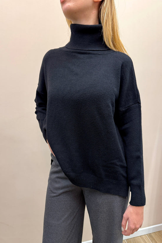 Pull dolcevita over - NERO