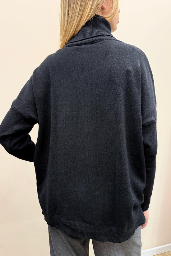 Pull dolcevita over - NERO