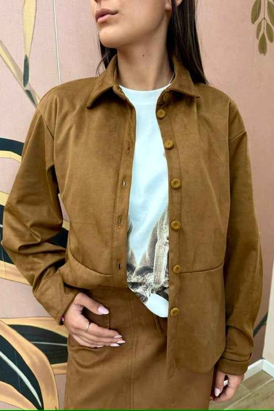 CAMICIA DAINETTO - CUOIO