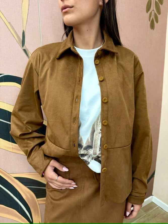 CAMICIA DAINETTO - CUOIO