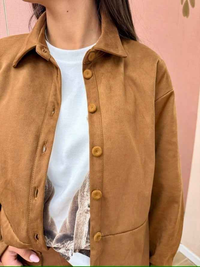 CAMICIA DAINETTO - CUOIO