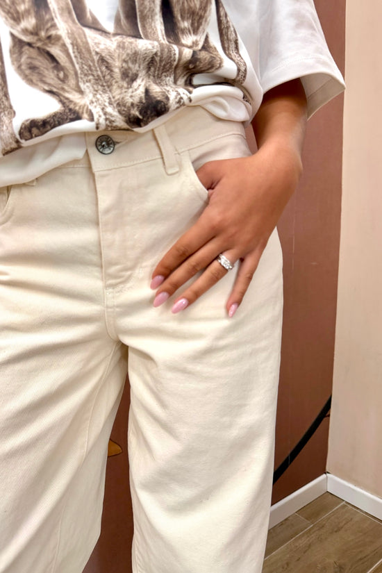 Pantalone palazzo - BURRO