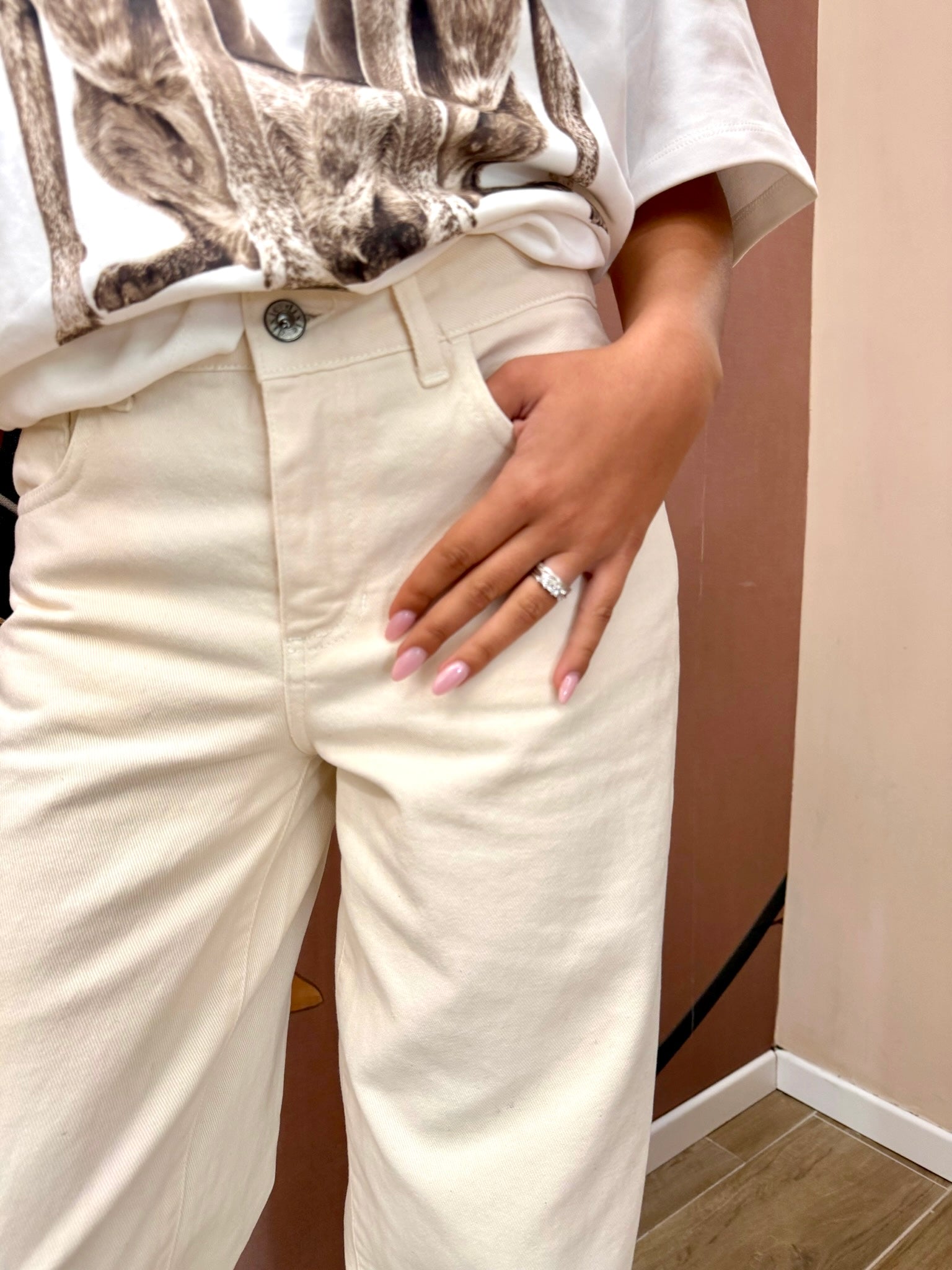 Pantalone palazzo - BURRO