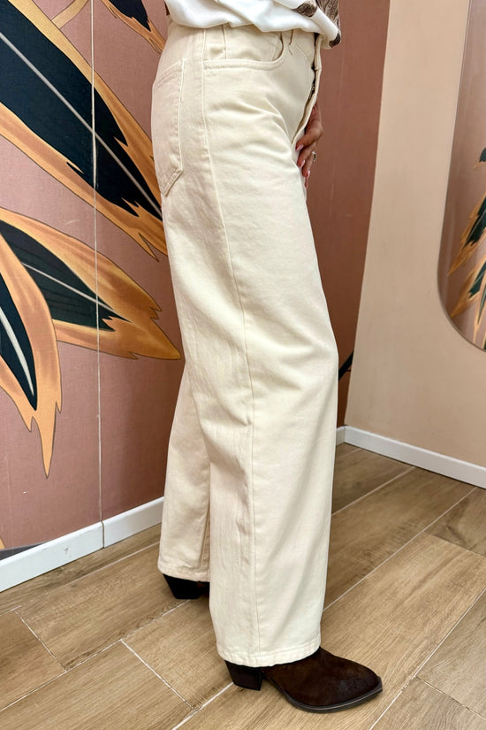 Pantalone palazzo - BURRO