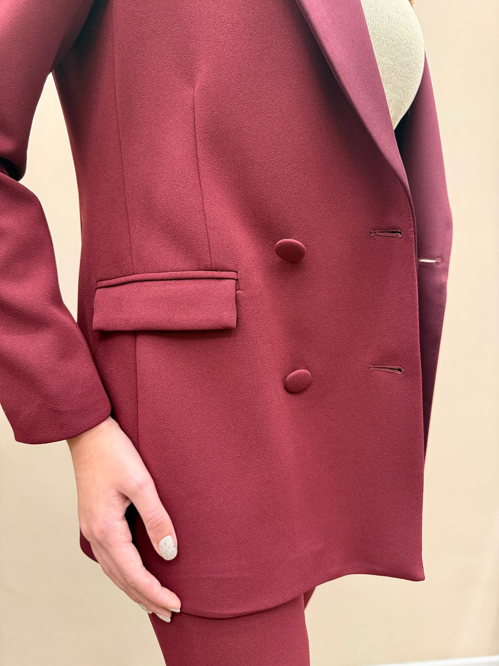 Giacca doppiopetto - BORDEAUX