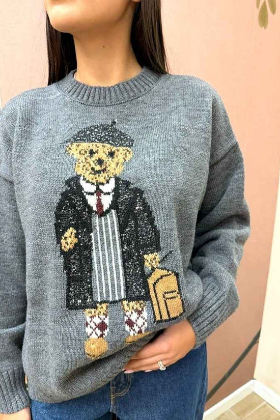 Pull orsetto - GRIGIO