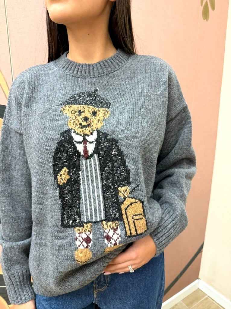 Pull orsetto - GRIGIO