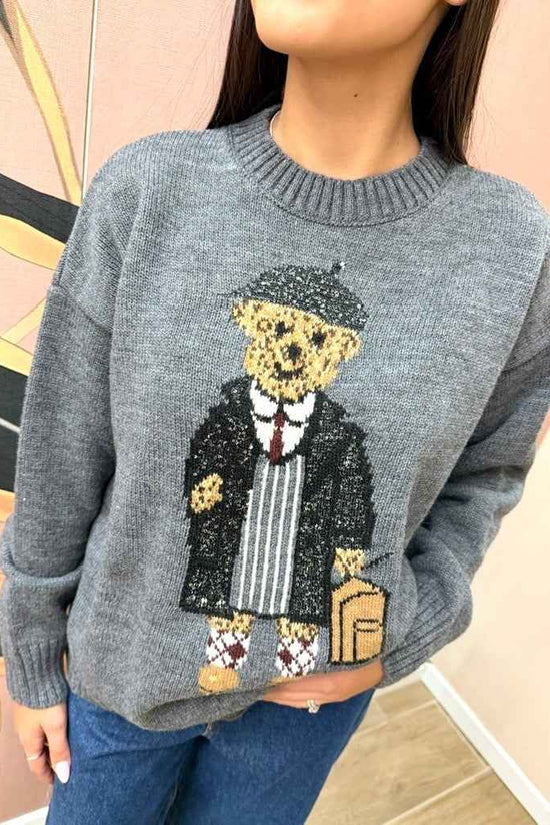 Pull orsetto - GRIGIO