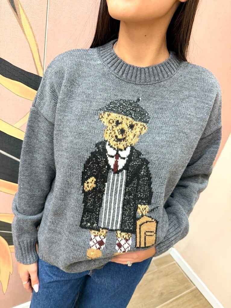 Pull orsetto - GRIGIO