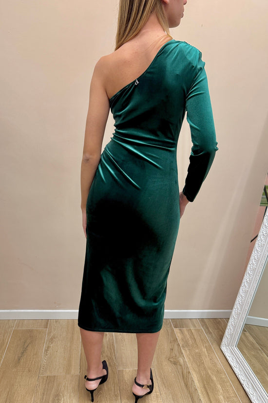 Abito lungo ciniglia - SMERALDO