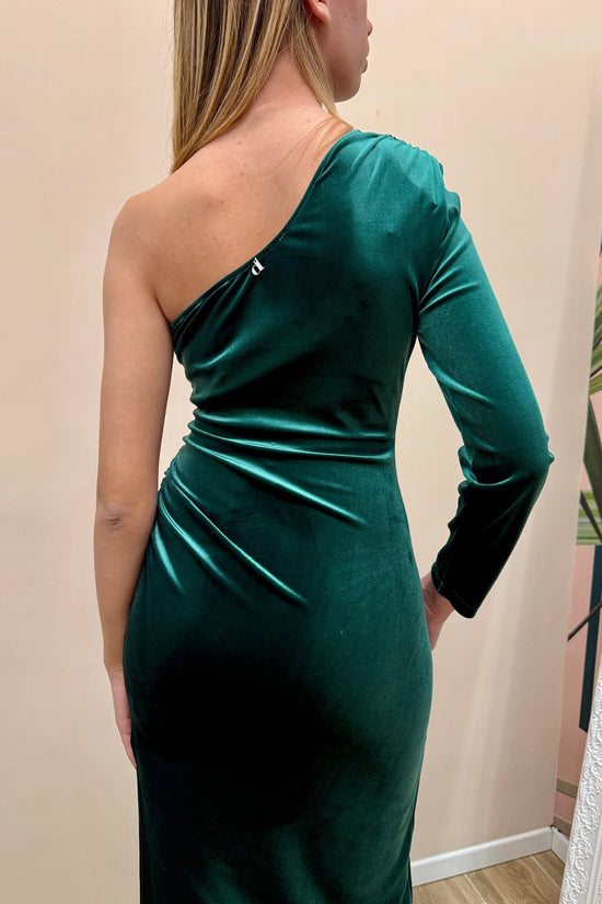 Abito lungo ciniglia - SMERALDO