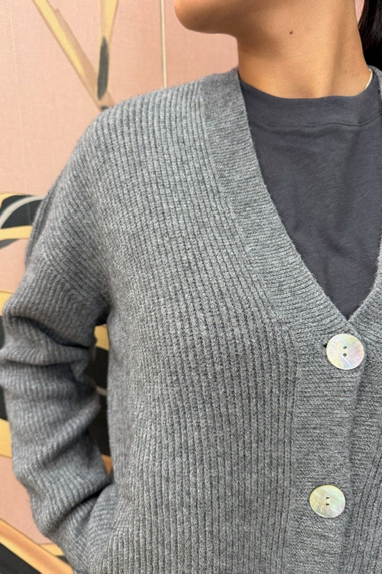 cardigan costina - GRIGIO