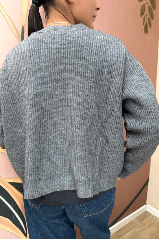 cardigan costina - GRIGIO