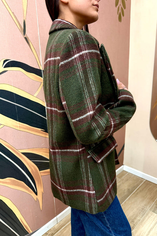 Giacca monopetto - VERDE