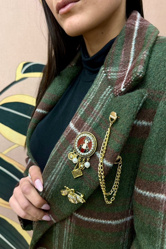 Giacca monopetto - VERDE