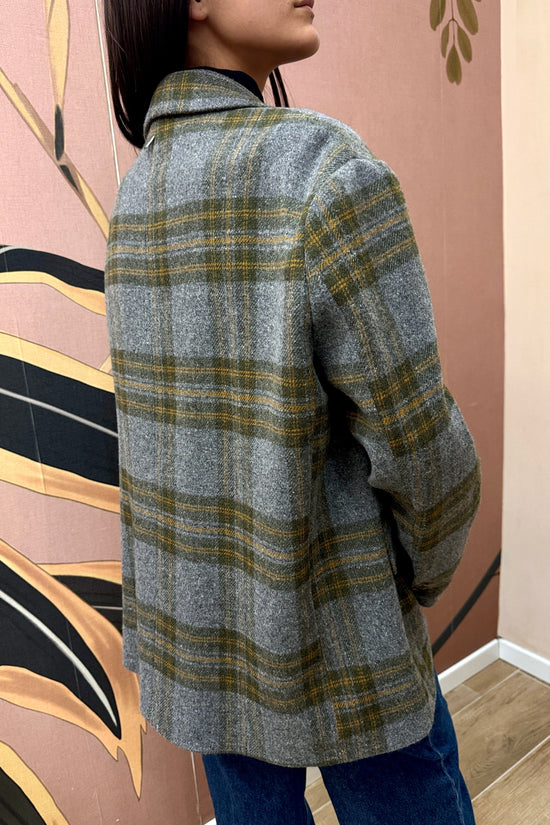 Giacca check - GRIGIO