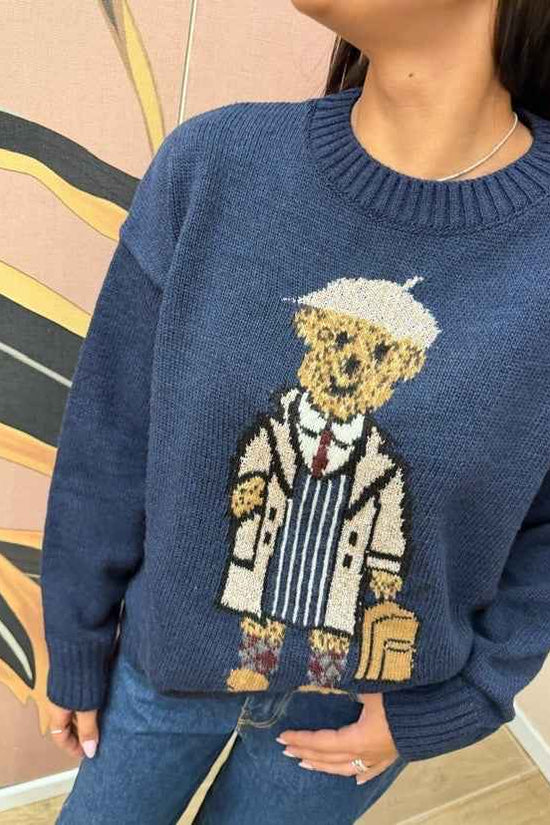 Pull orsetto - BLU