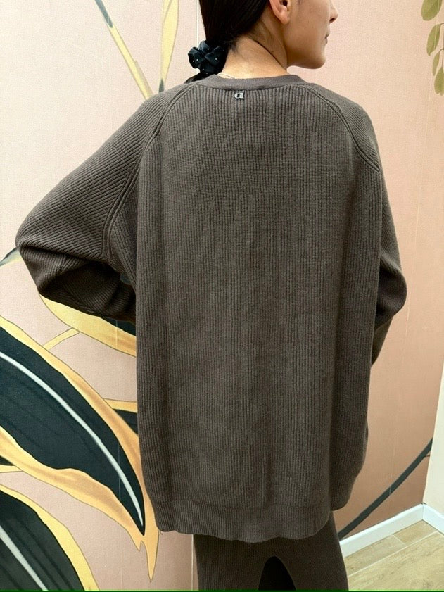 Cardigan lungo - MORO