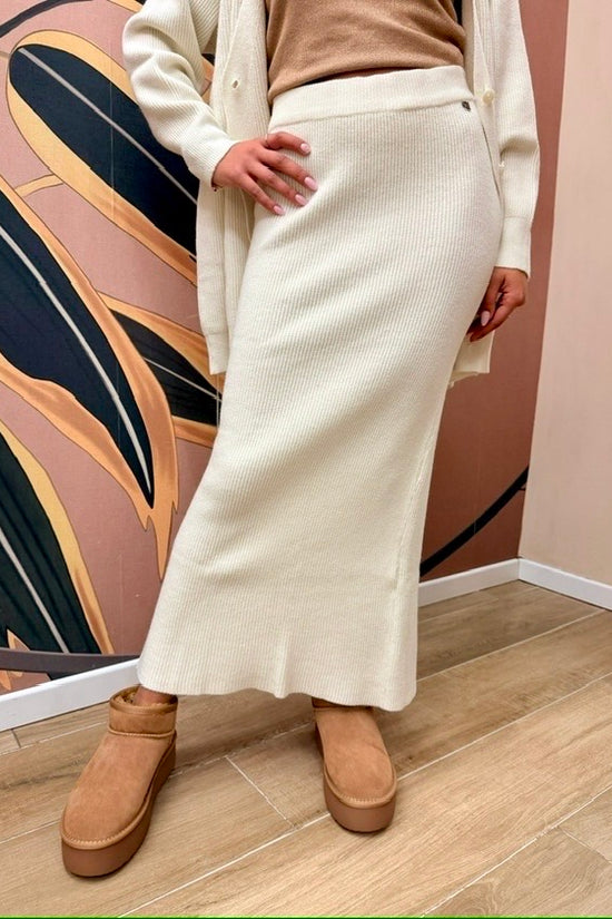 Gonna in maglia - PANNA