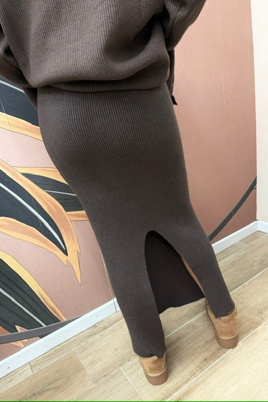 Gonna in maglia - MORO