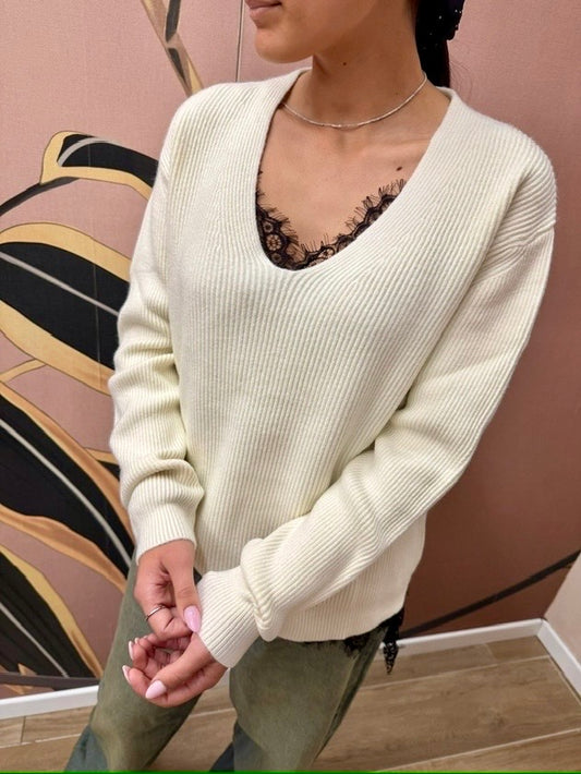 Pull scollo a V - PANNA