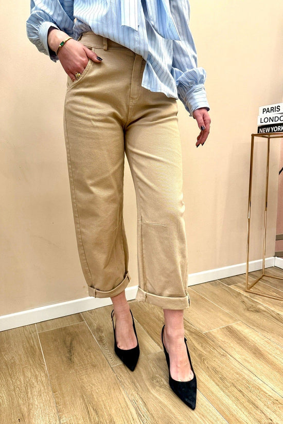 Pantalone ovetto - CAMMELLO