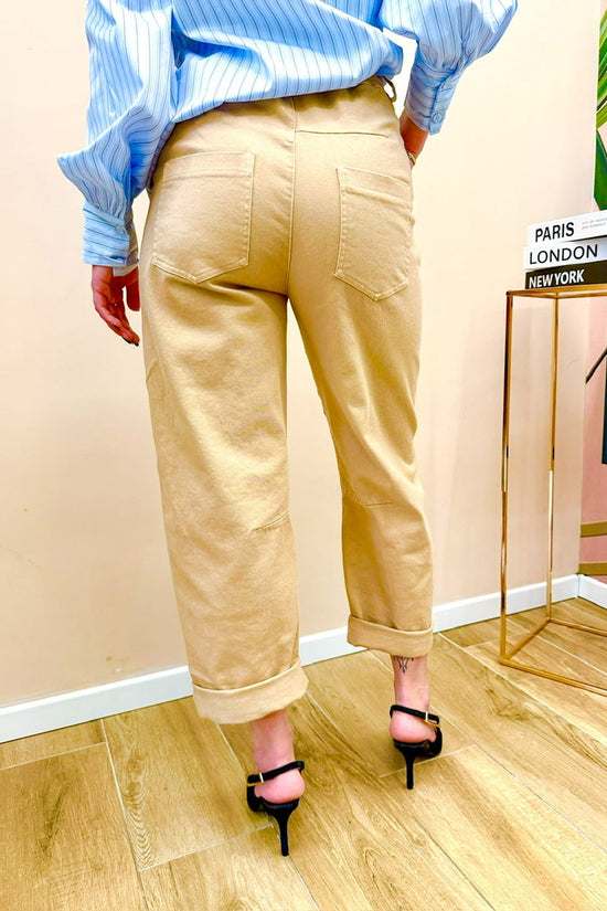Pantalone ovetto - CAMMELLO