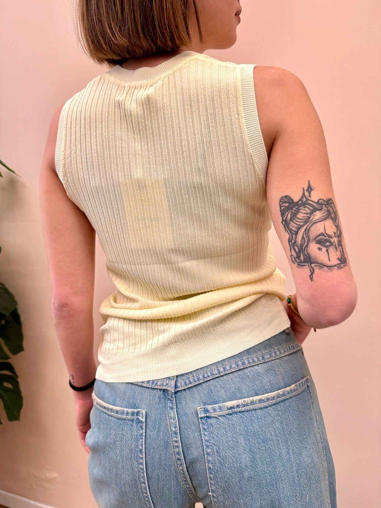 Top costina - GIALLO