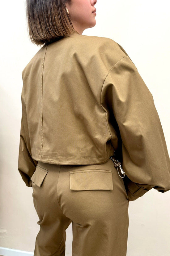 Giubbino crop - BRUCIATO