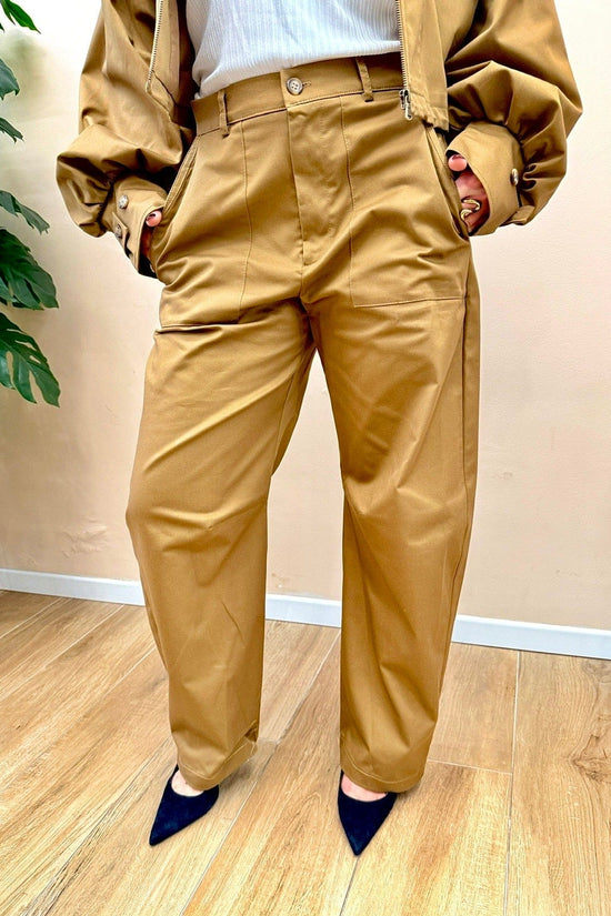 Pantalone barrel - BRUCIATO