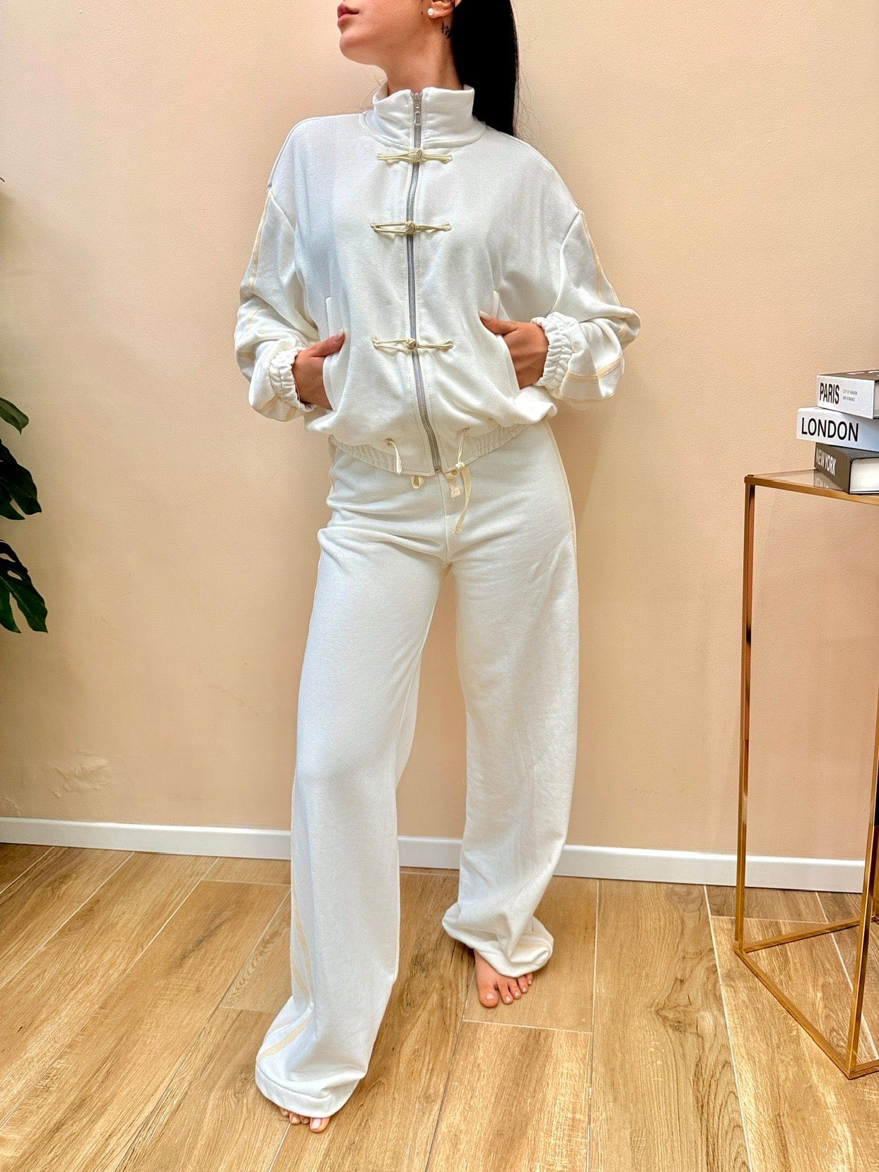 Felpa orientale - PANNA