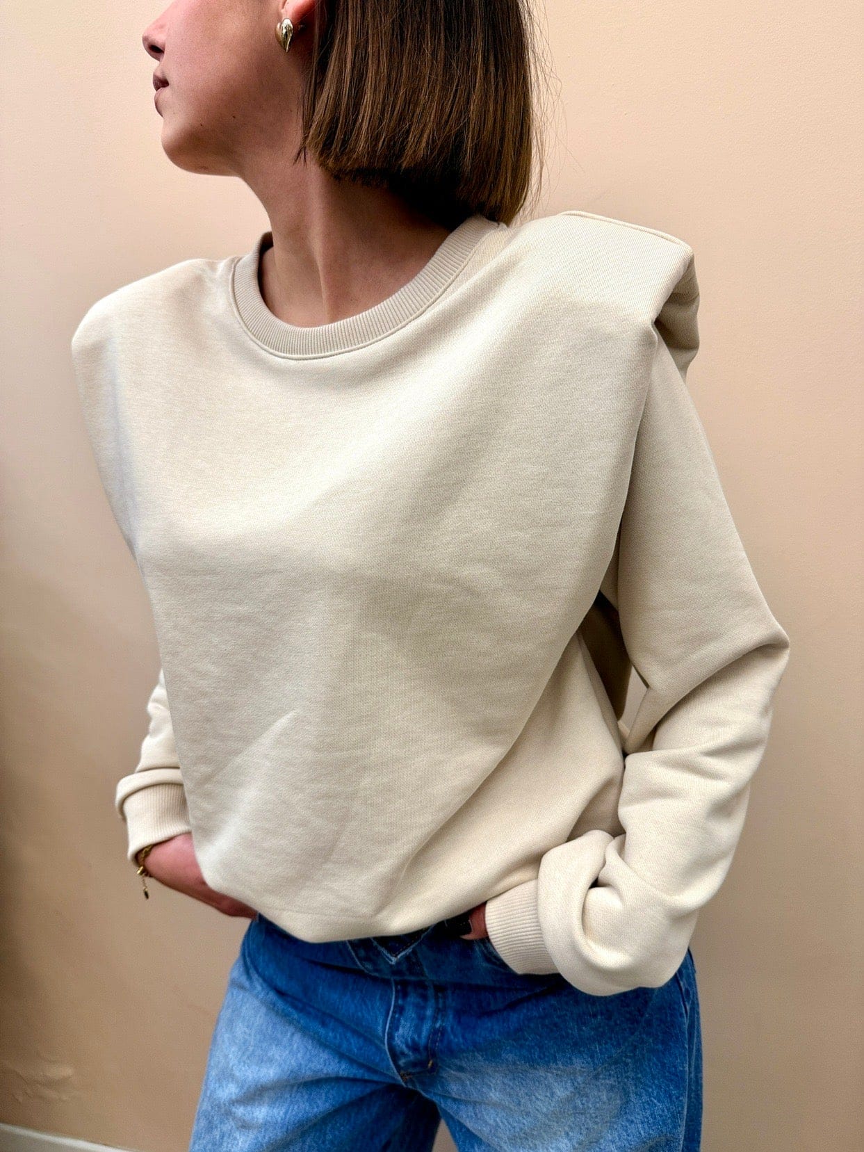 Felpa con spalline - MARMO