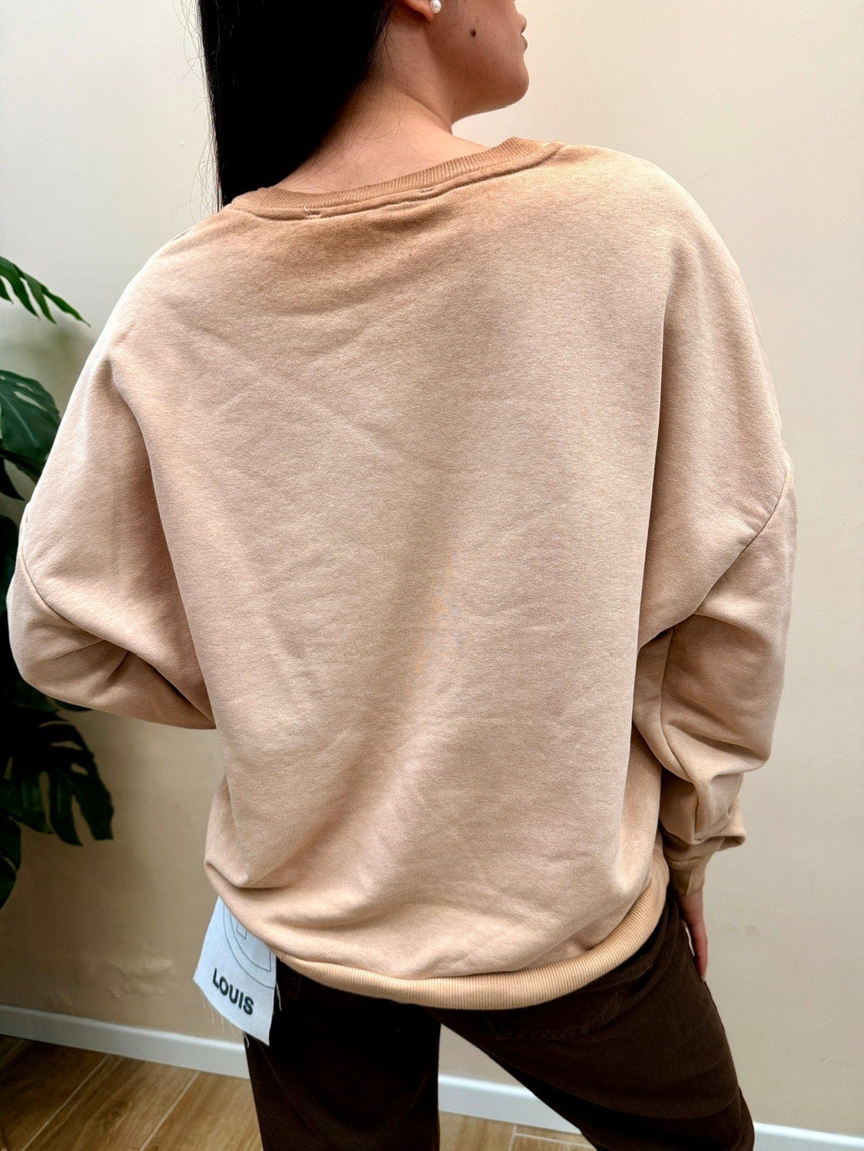 Felpa con stampa - ROSA