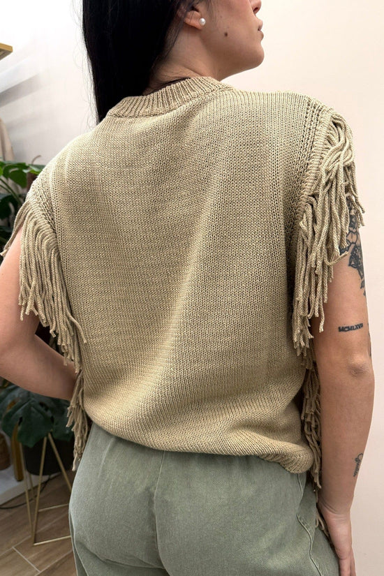 Gilet con frange - CORDA
