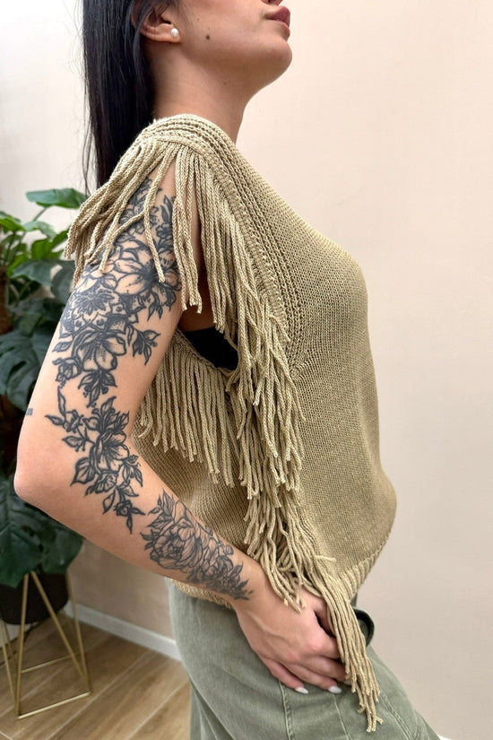 Gilet con frange - CORDA