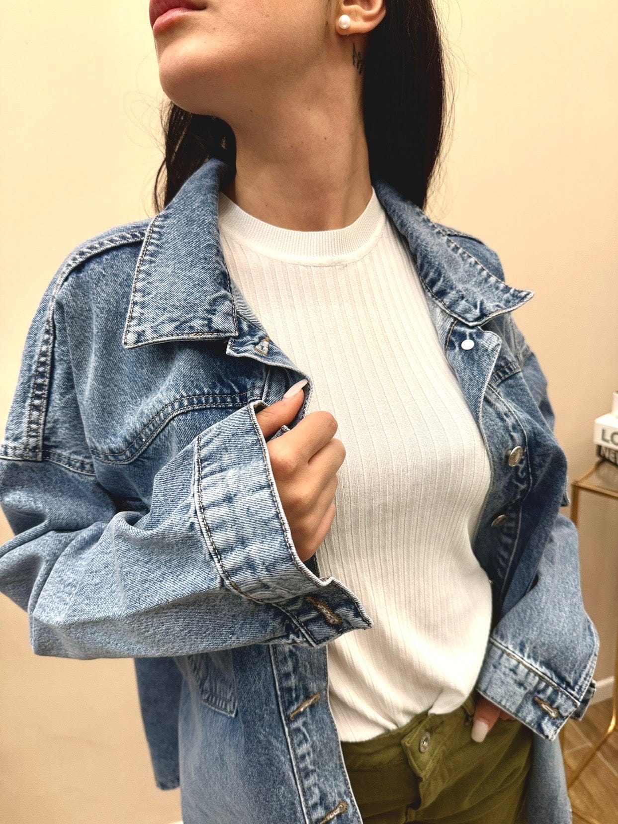 Giacca camicia in jeans - DENIM