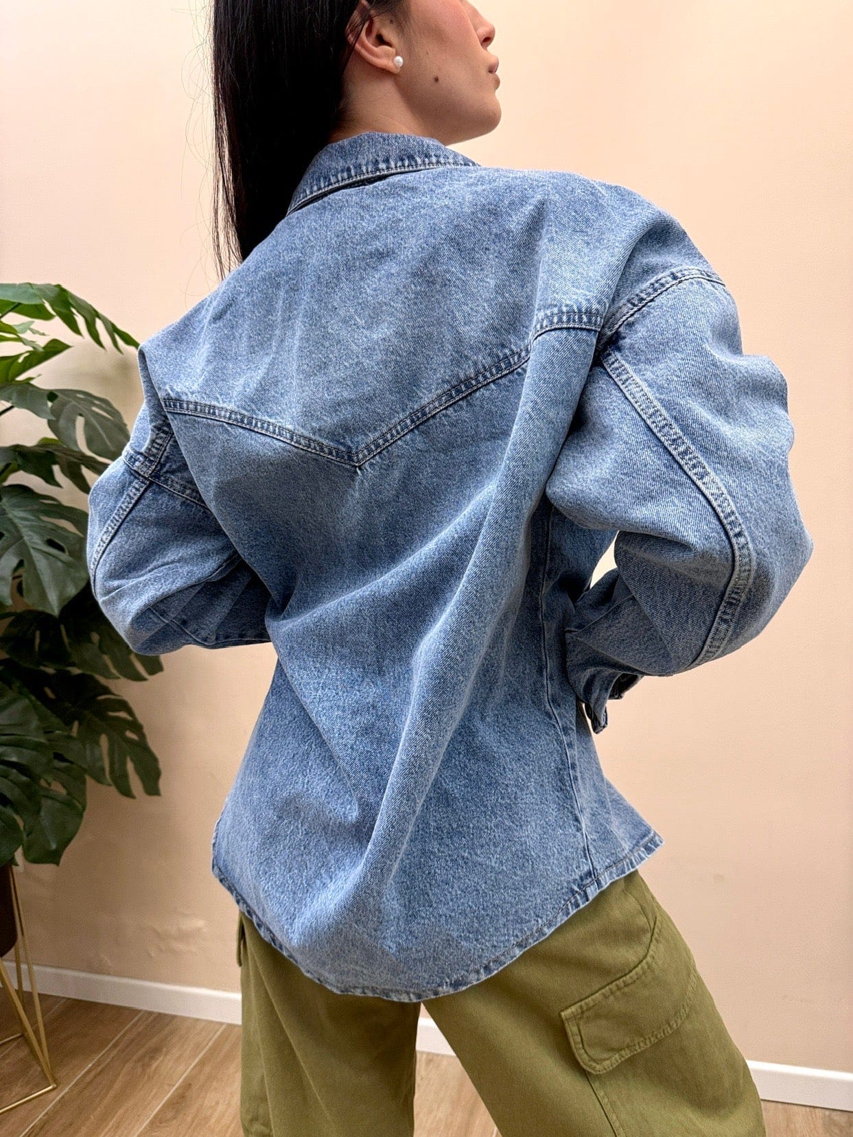 Giacca camicia in jeans - DENIM