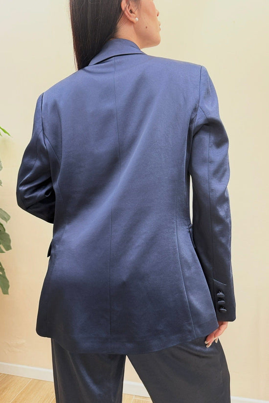 Giacca in raso - BLU