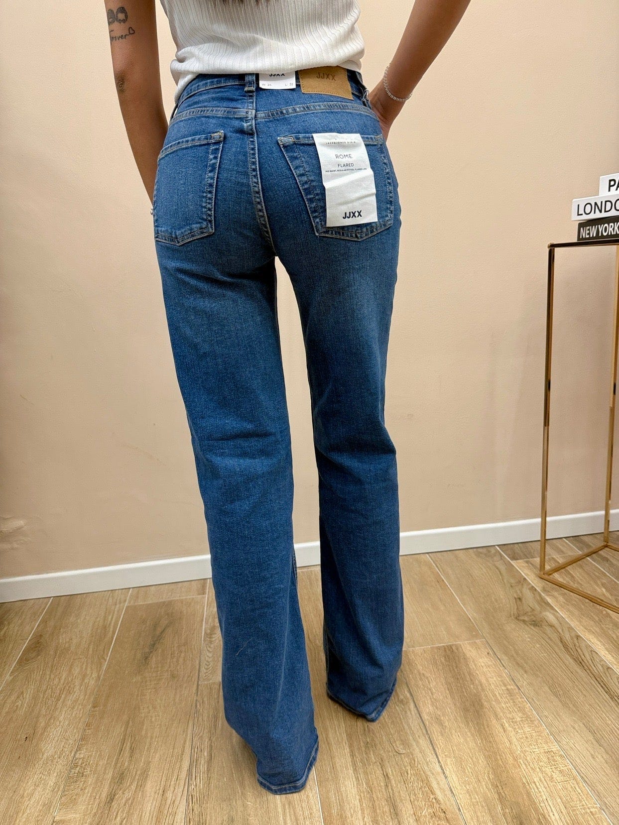 Jeans Rome flared - BLUE DENIM
