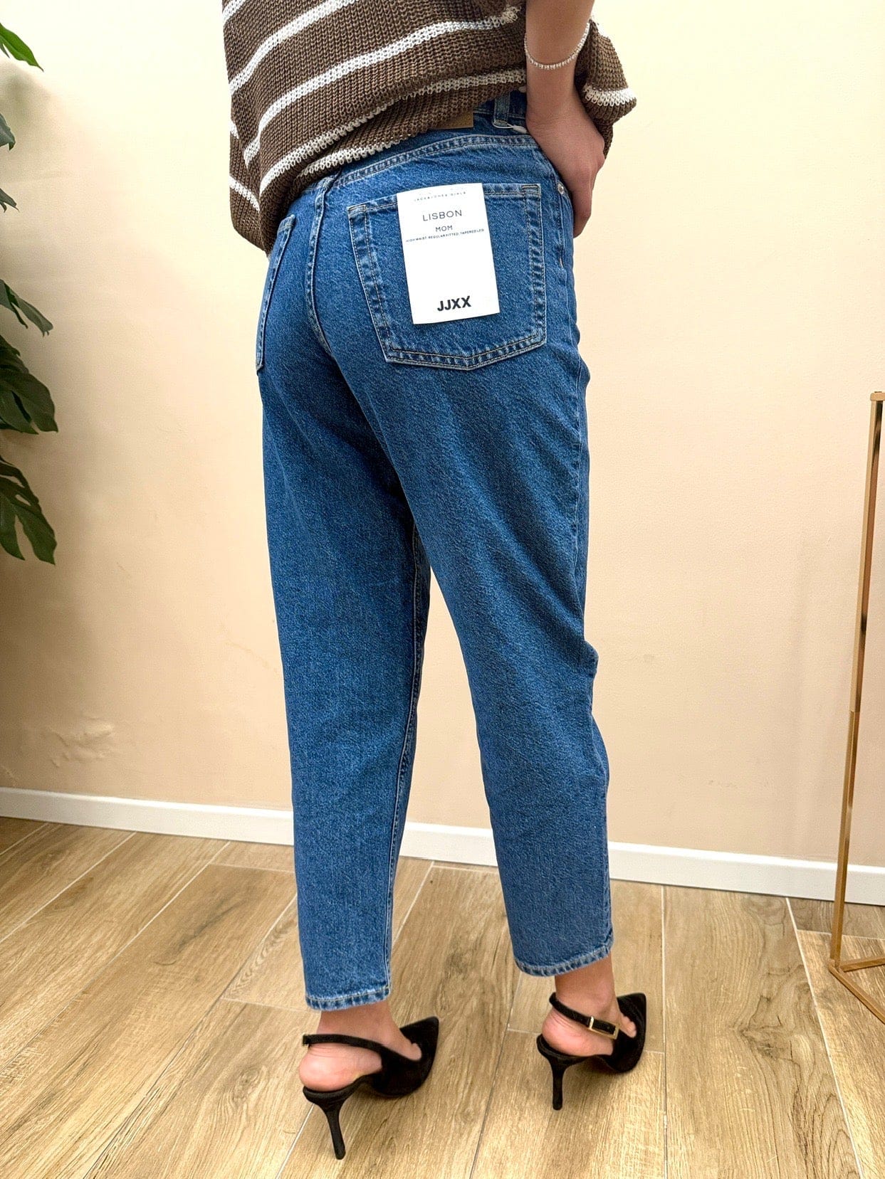 Jeans Lisbona mom fit - BLUE DENIM