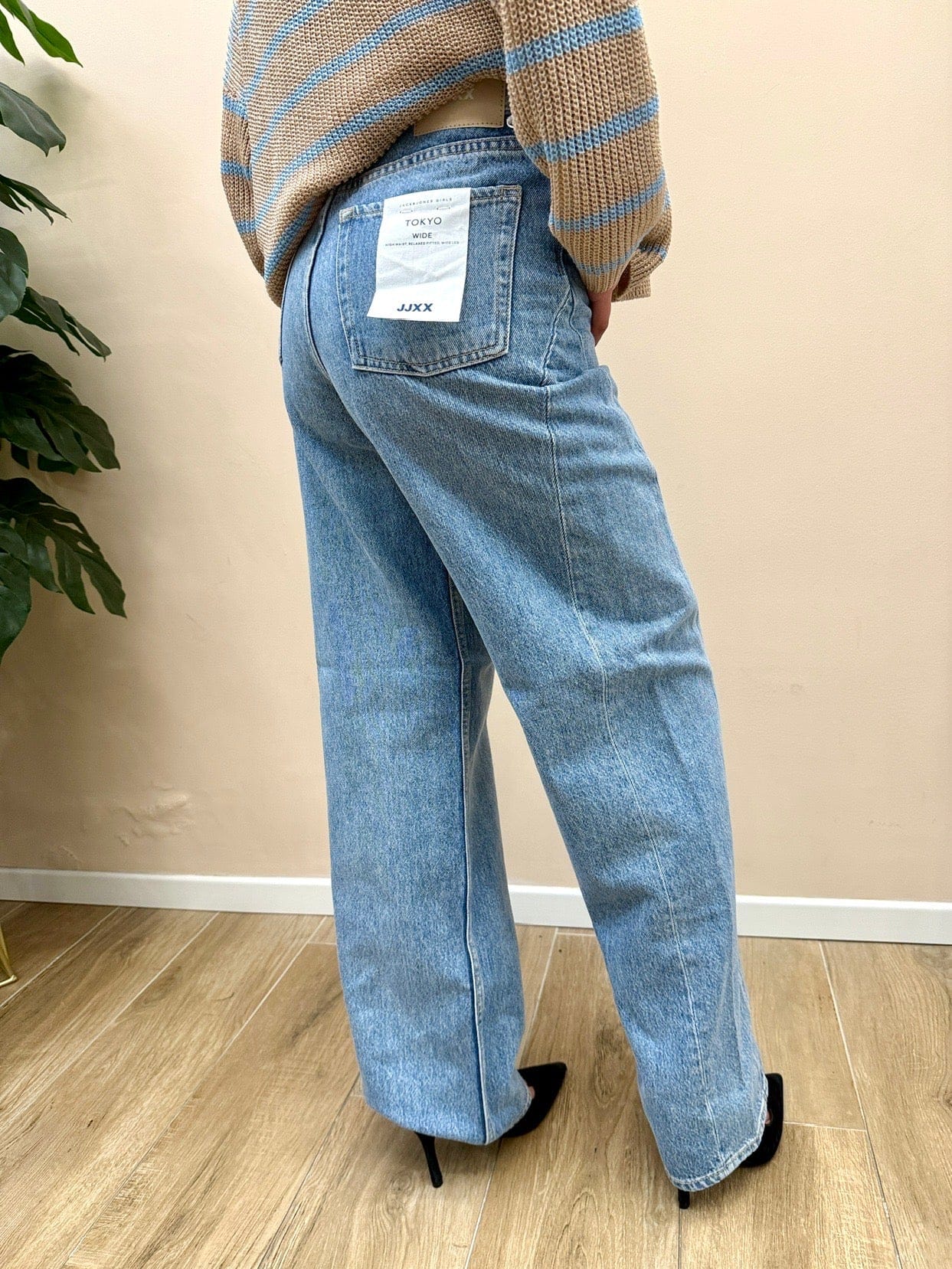 Jeans Tokyo palazzo - STONE WASH
