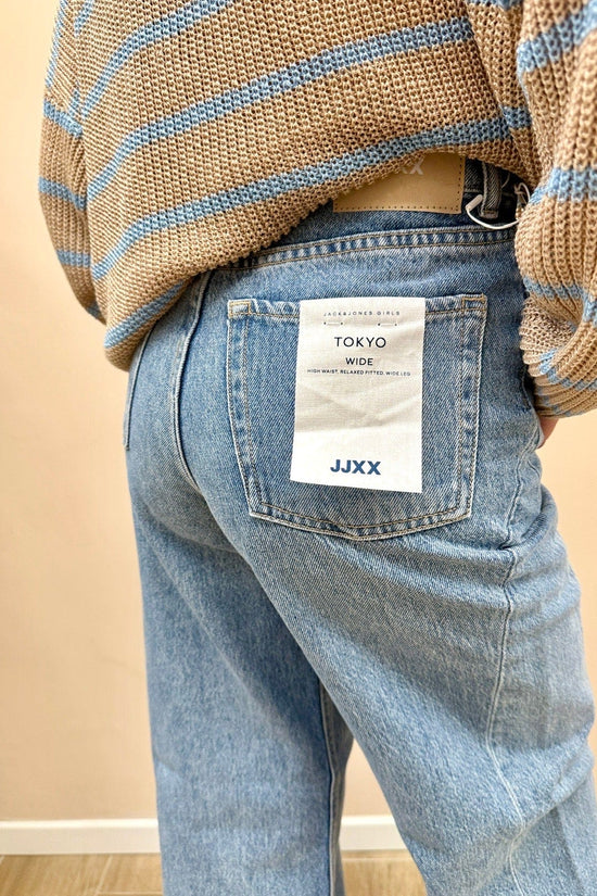 Jeans Tokyo palazzo - STONE WASH