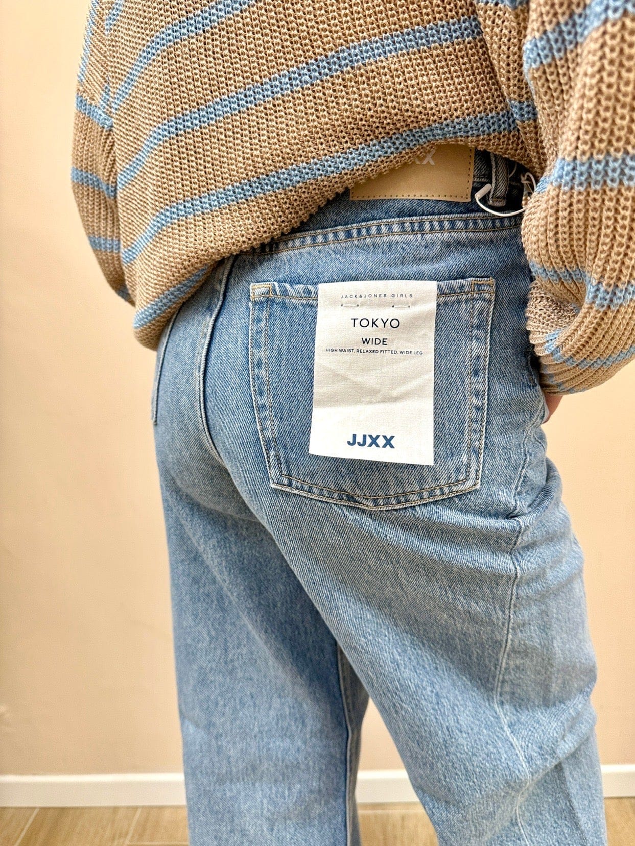 Jeans Tokyo palazzo - STONE WASH