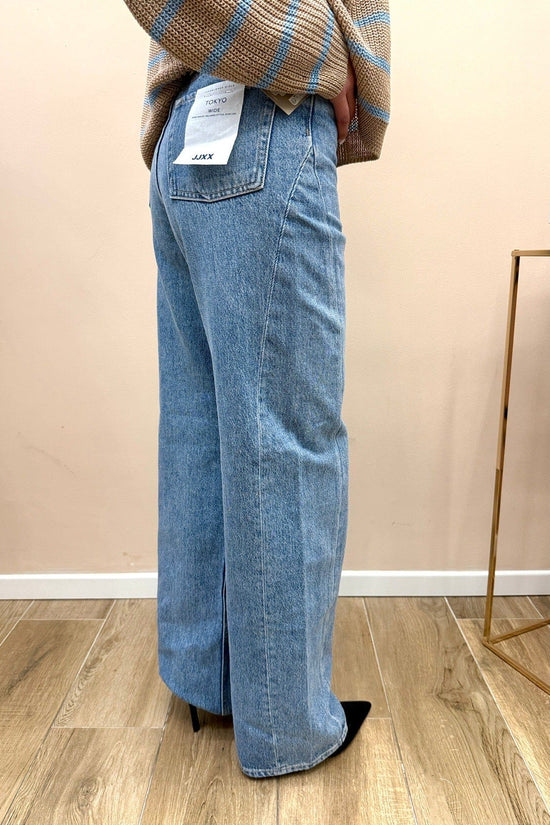 Jeans Tokyo palazzo - STONE WASH