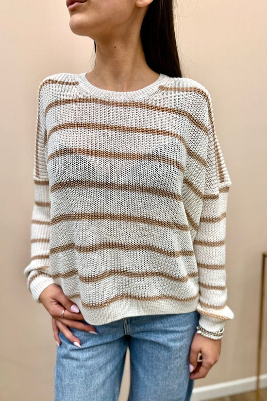 Maglia viscosa girocollo - PANNA