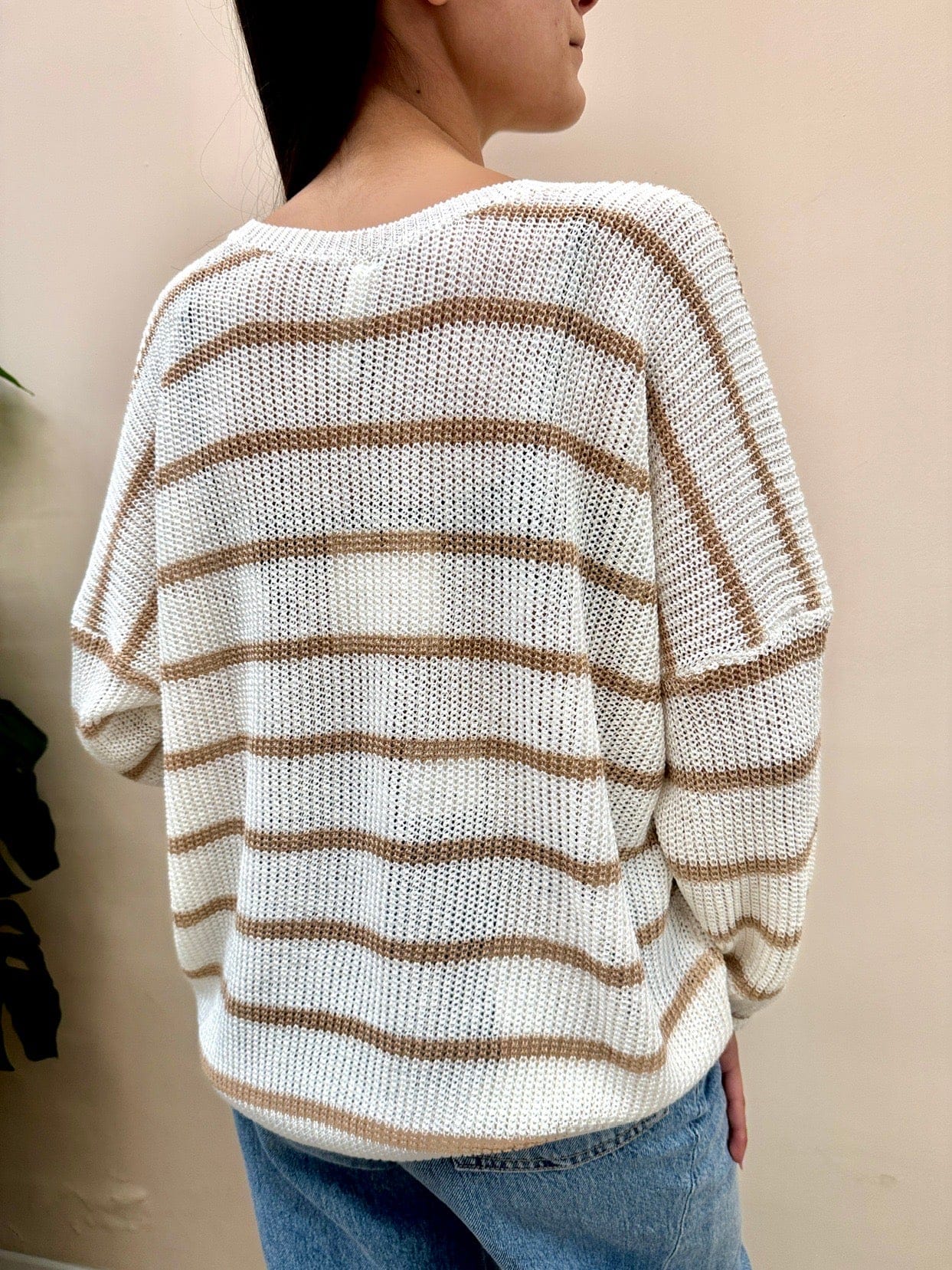 Maglia viscosa girocollo - PANNA
