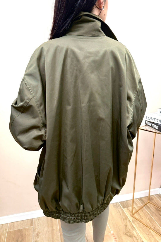 Bomber over tasche palloncino - MILITARE