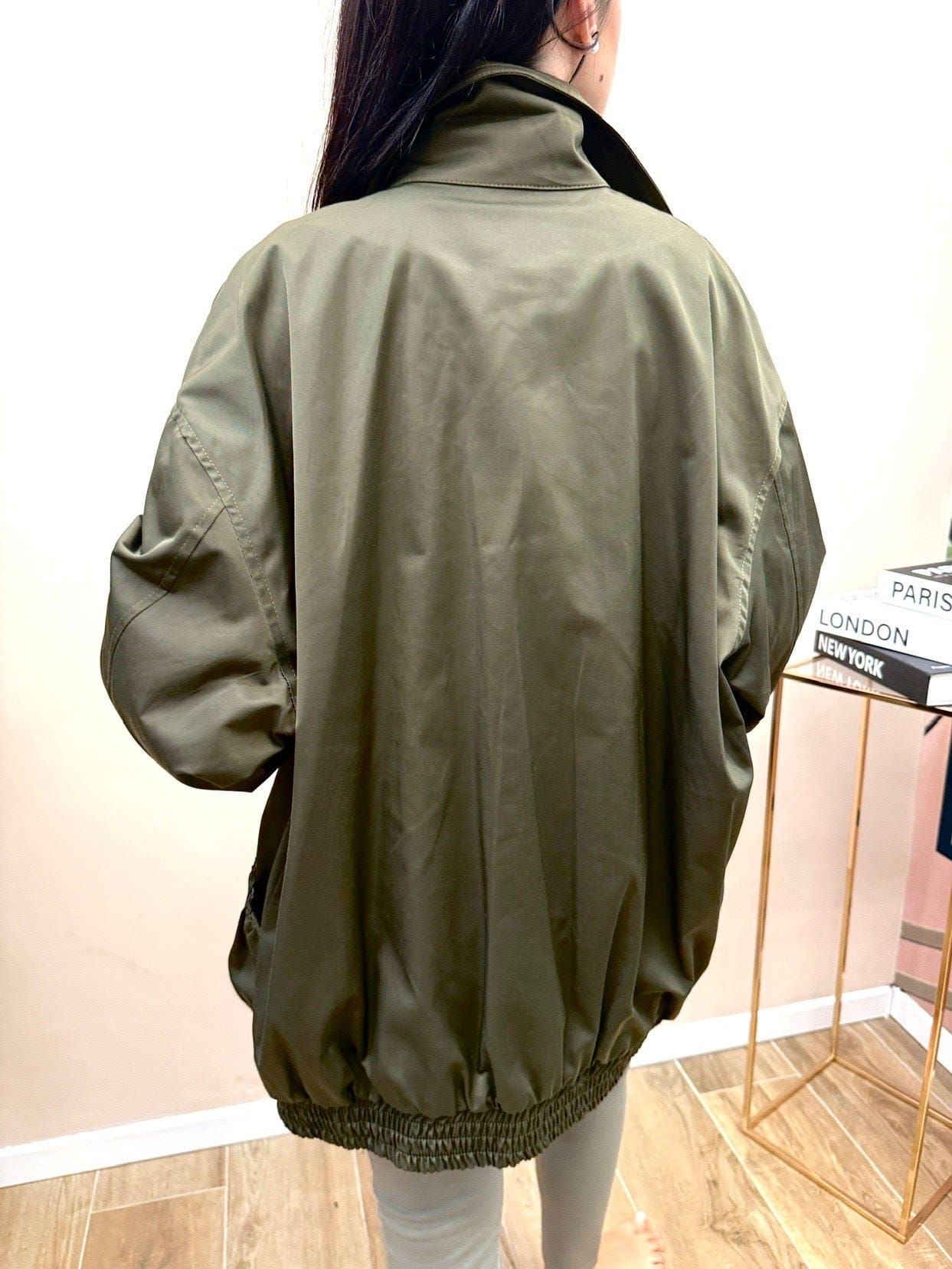 Bomber over tasche palloncino - MILITARE